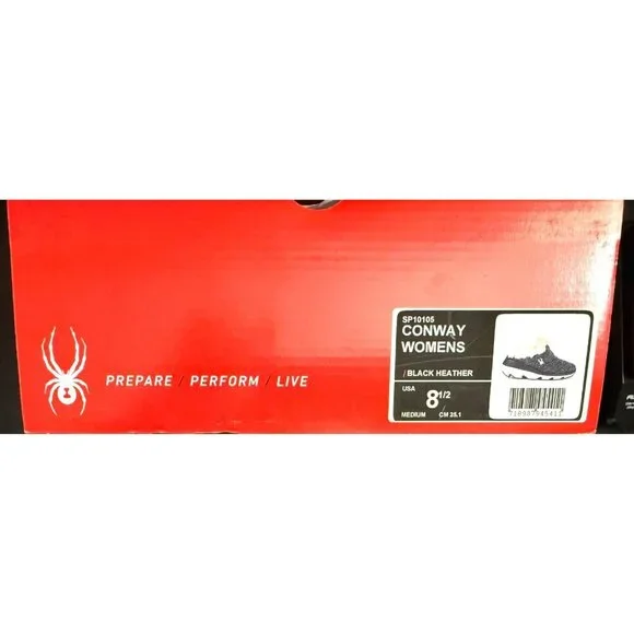 Spyder Womens Shoes US Size 8.5 Conway Slip On Black Heather New - Picture 7 of 8